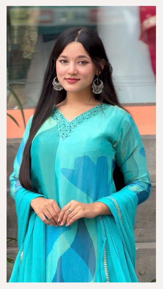 Straight Kurthi Set