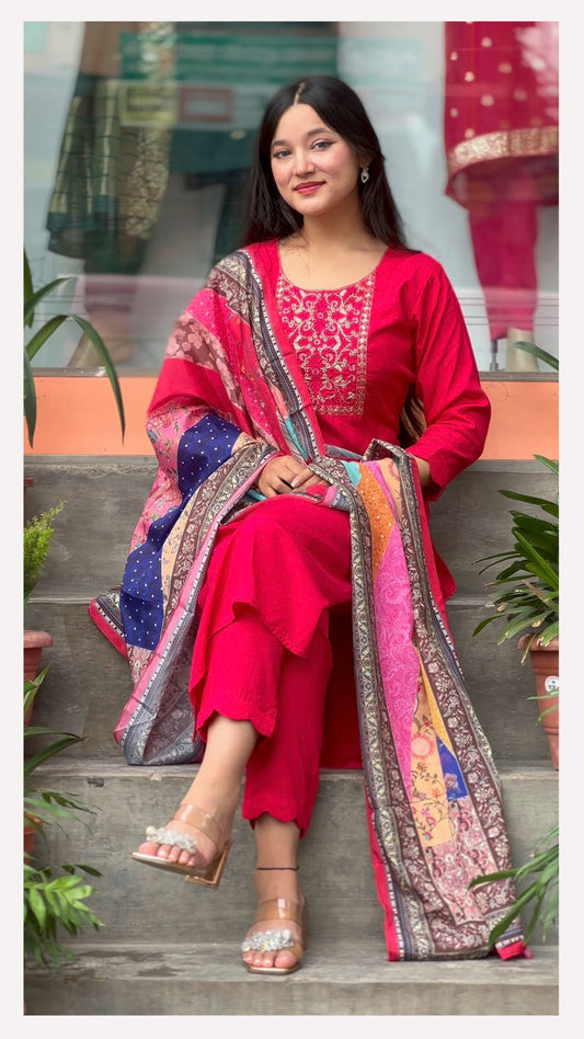 Straight Kurthi Set