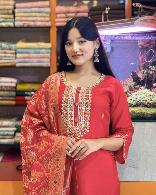 Straight Kurthi Set